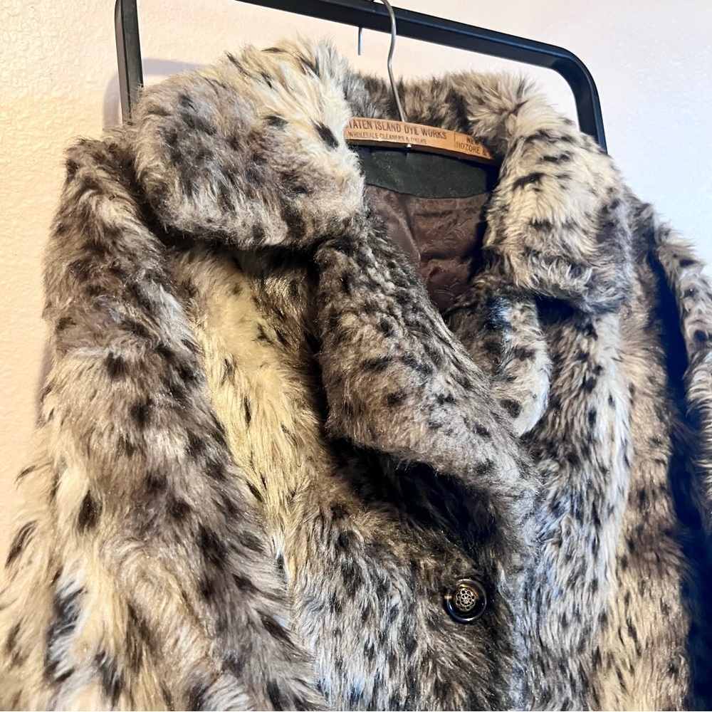 Faux Leopard Vintage Fur - Picture 3 of 11